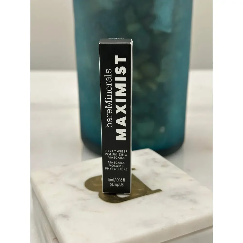 BareMinerals Maximist Phyto-Fiber Volumizing Mascara Maximum Black Mini Travel